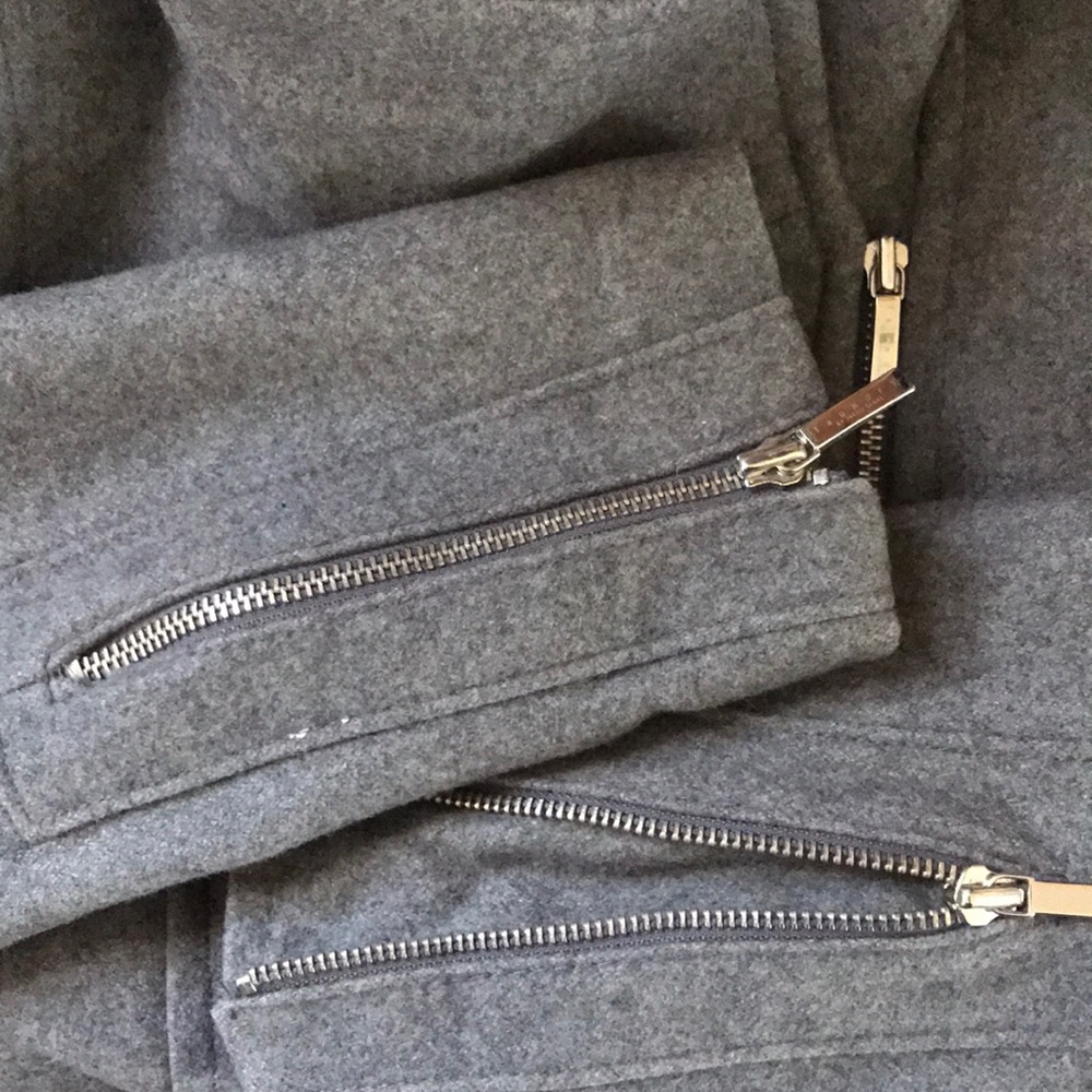 Laundry by Shelli Segal Asymmetrical Zip Coat - Picture 5 of 10